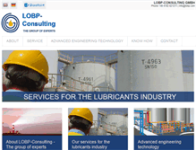 Tablet Screenshot of lobp-consulting.com